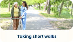Taking short walks